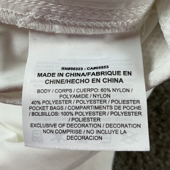 NEW Nike Tiger Woods Collection Mens Golf Shorts White Standard Fit Size 36 - Picture 8 of 11